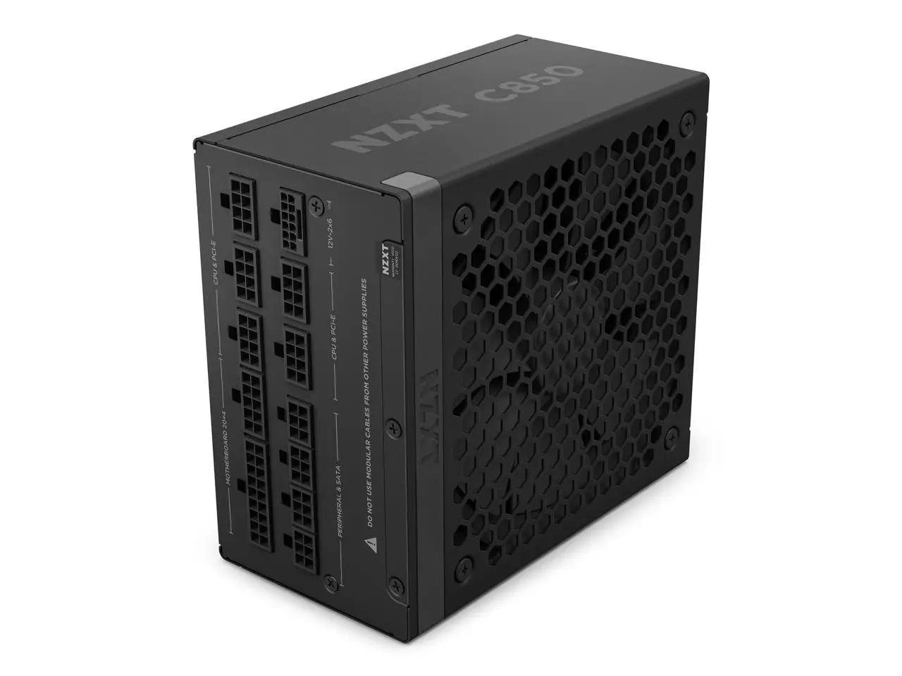NZXT ATX 3.1 850 Watt 80 Plus Gold Fully Modular Power Supply - Black-PA-8G2BB-US