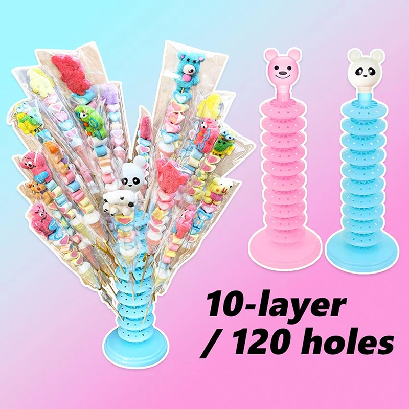 @*Multi-Tier Lollipop Stand Adjustable Lollipop Holder Display Rack Party Dessert Sucker Drying Bracket Base Stick Candy Holders