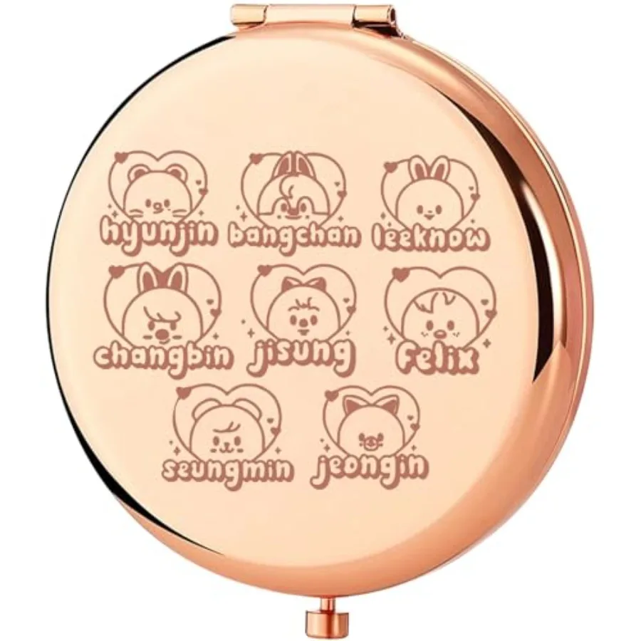 

Korean Pocket Mirror Korean Band Fans Gifts Korean Group Members Compact Makeup Mirror Korean Hyunjin