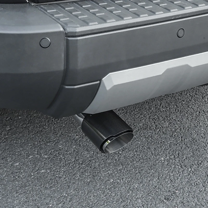 1 قطعة سيارة الفولاذ المقاوم للصدأ ماسورة العادم اكسسوارات المحدثة لتويوتا لاند كروزر 250 برادو Lc250 2024 2025