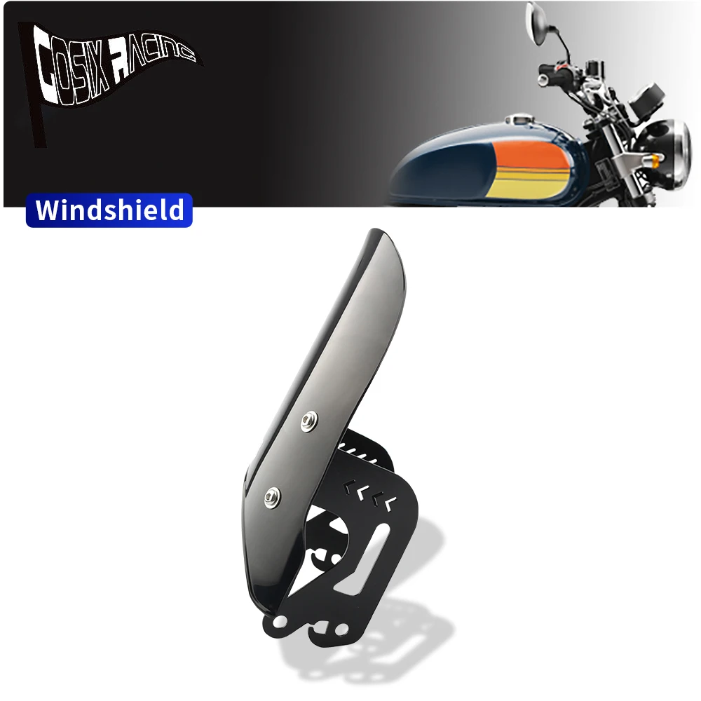 Fit For Hunter 350 2022-2024 2023 Motorcycle Accessories Windshield Windscreen Wind Deflector