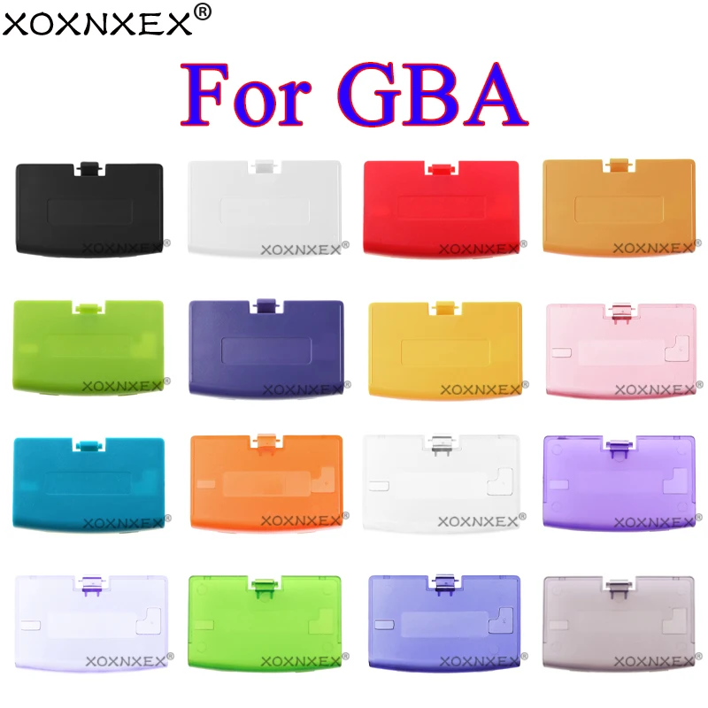 1pcs 16 colors choose Replacement Battery Cover Lid Door Shell For Nintend Gameboy Advance GBA Back door Case cover