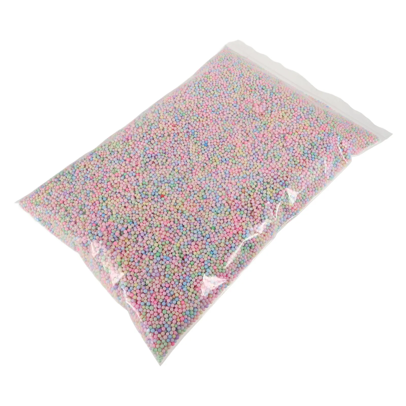 Perlas de Espuma de Poliestireno Vibrantes, Cómodas para Manualidades, Relleno de Cajas de Regalo, Bolas de Espuma de Colores para