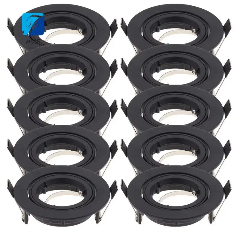 

A55F-Recessed Ceiling Light Trim Metal Spotlight Trim Light Fixture Frame Ring Trim For Can Lights Ceiling Light Accessories