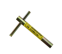 1pcs 100mm Extended type Elevator triangle key professional triangle key train triangle key Elevator door key