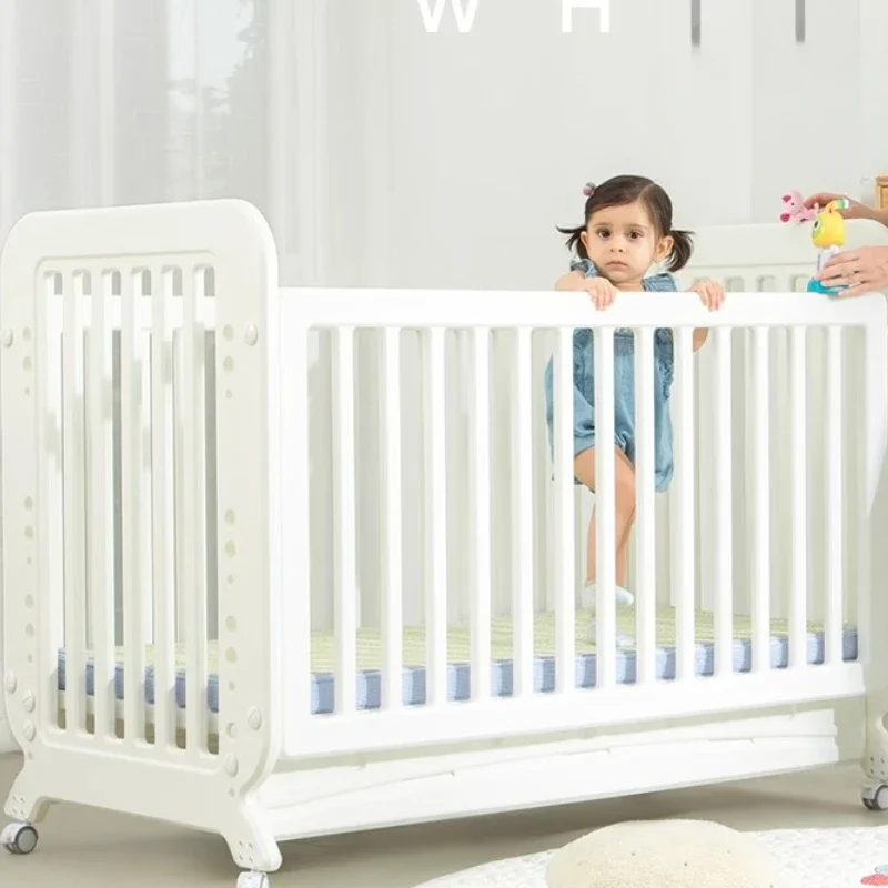 Lit Multifonctionnel pour Bébé et Enfant Garçon, Meuble de Sécurité, Main Courante, Rangement