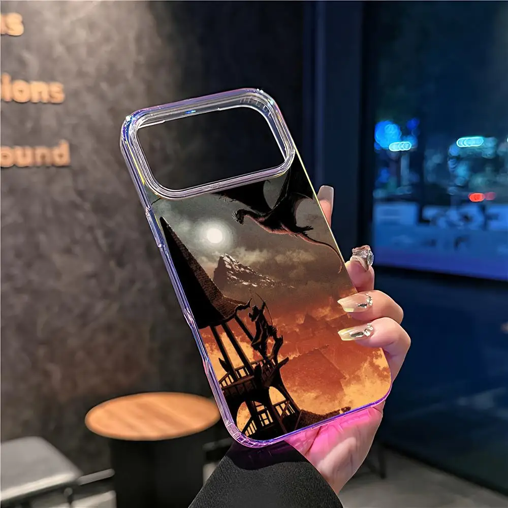 Lord of the Ring The War of the Rohirrim Phone Case Laser gradient Colorful Phone Case For iPhone17 16 15 14 13 12 11Pro Max Pls