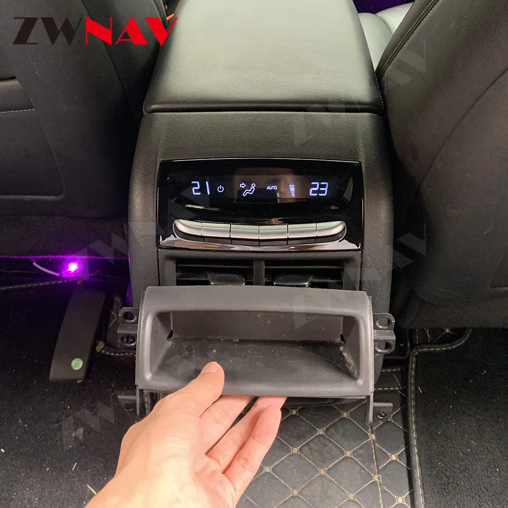 Para cadillac xt5/xt6 2016-2024 modelos ac sistema de controle de ar condicionado traseiro tela de toque acessórios do carro cadillac