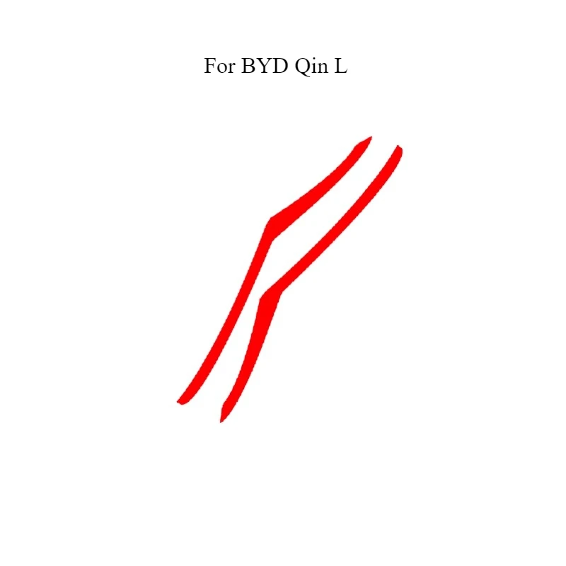 

For BYD Qin L Headlight Eyebrow Color Change Film Headlamp Eyebrow Luminous Anti-scratch Protection Film