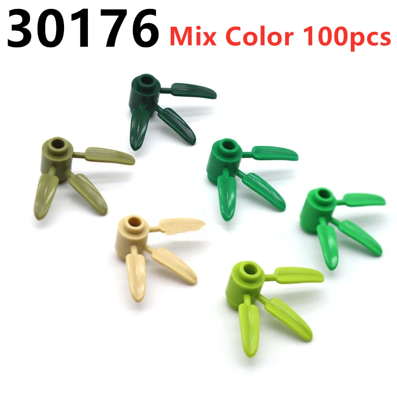 MOC Pflanzen Zubehör Ziegel 3471 2435 6064 10884 Stadt Haus Bäume Kiefer Stachelige Bush Grünes Gras Militärische Bausteine Spielzeug