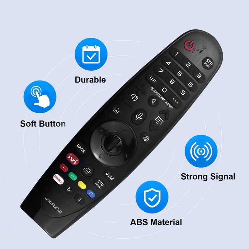 AKB75855502 Voice Remote Control With Mic Airmouse For  2020 AI Thinq Smart TV UN8 UN7 UN6 Series