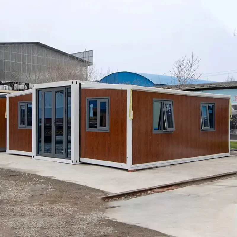 Ready Made Prefab 20Ft 40Ft Expandable Container Home Two Bedroom Prefabricated Price Foldable House Granny Flat