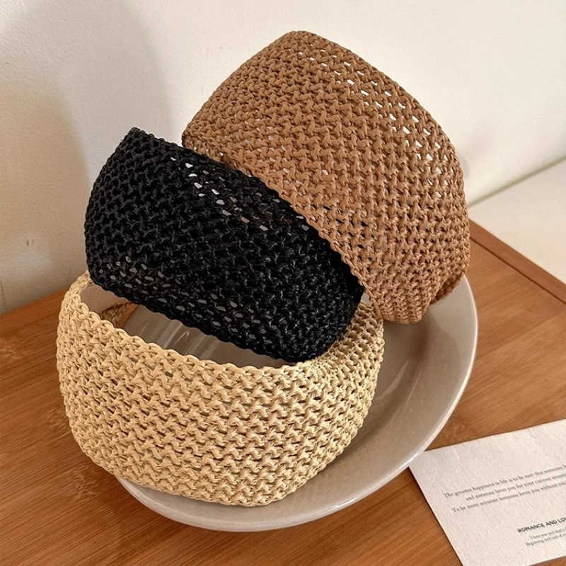 Straw Headband Wome…