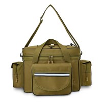 Fishing Tackle Bags 54*20.5*24cm Shoulder Bag High Capacity 600D Oxford Cloth Outdoor Cycling Backpack Camping Picnic Bag﻿