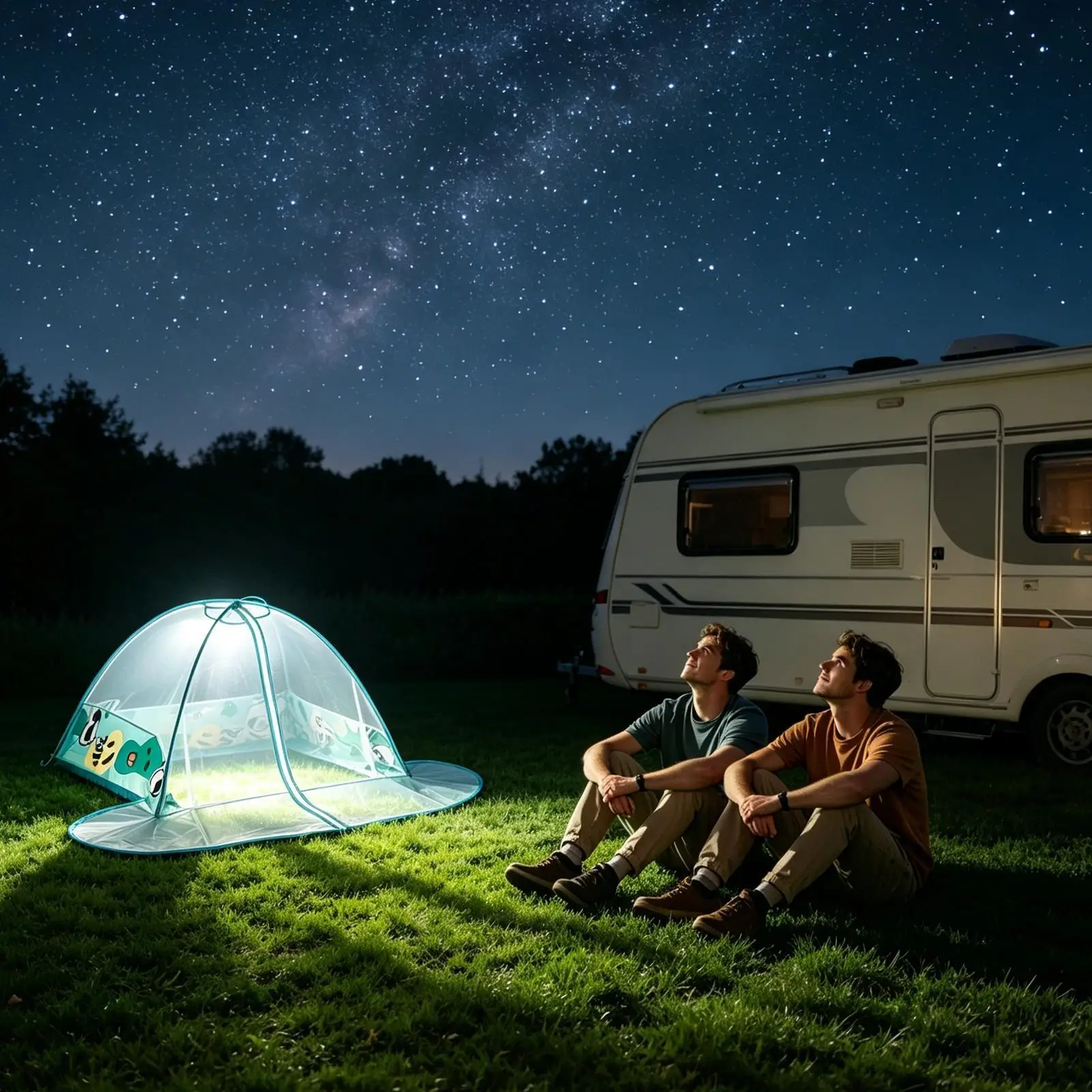 Foldable Mosquito Nets Can Be Viewed on Mobile Phones Free Installation Home Outdoor Camping Single Double Face Mosquito Net