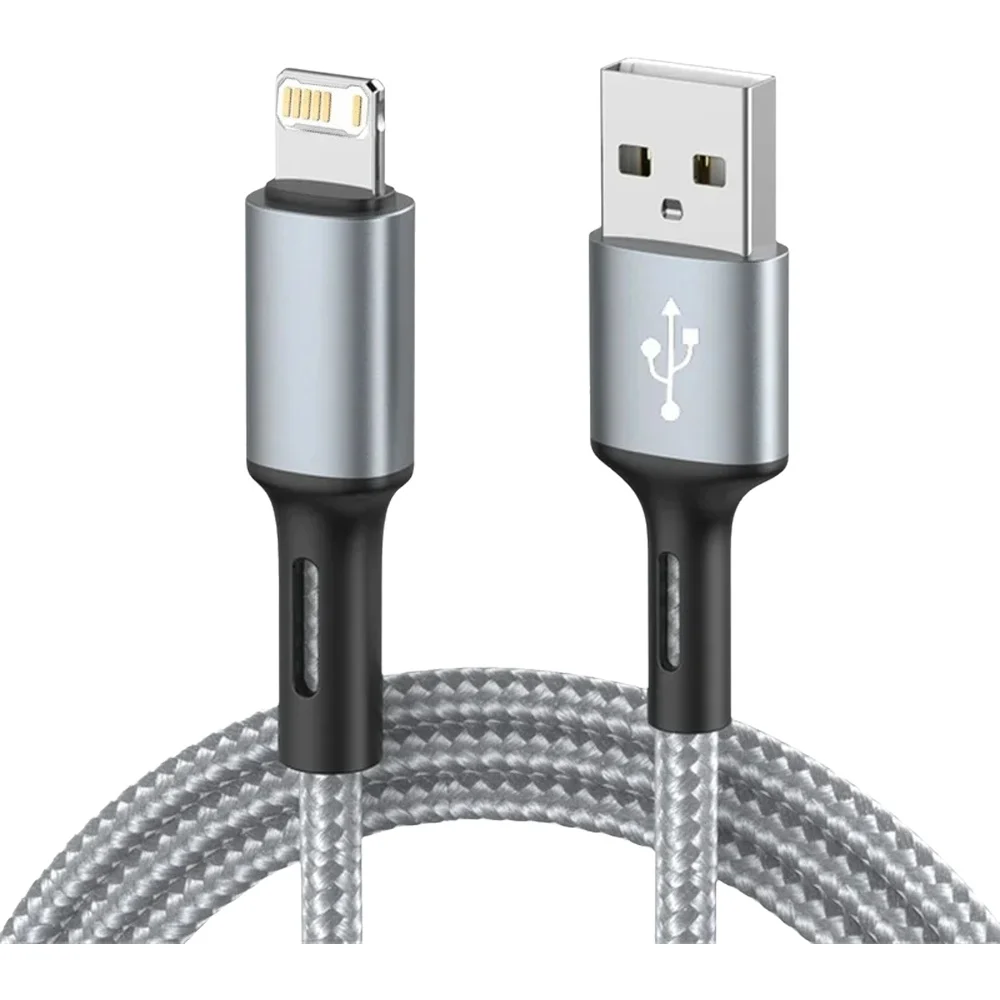Câble USB 3A pour iPhone 14 13 12 11 Pro Max X XR 6s 7 8 Plus, 0.25m 1m 2m, cordon de charge rapide pour téléphone portable, fil de chargeur de données
