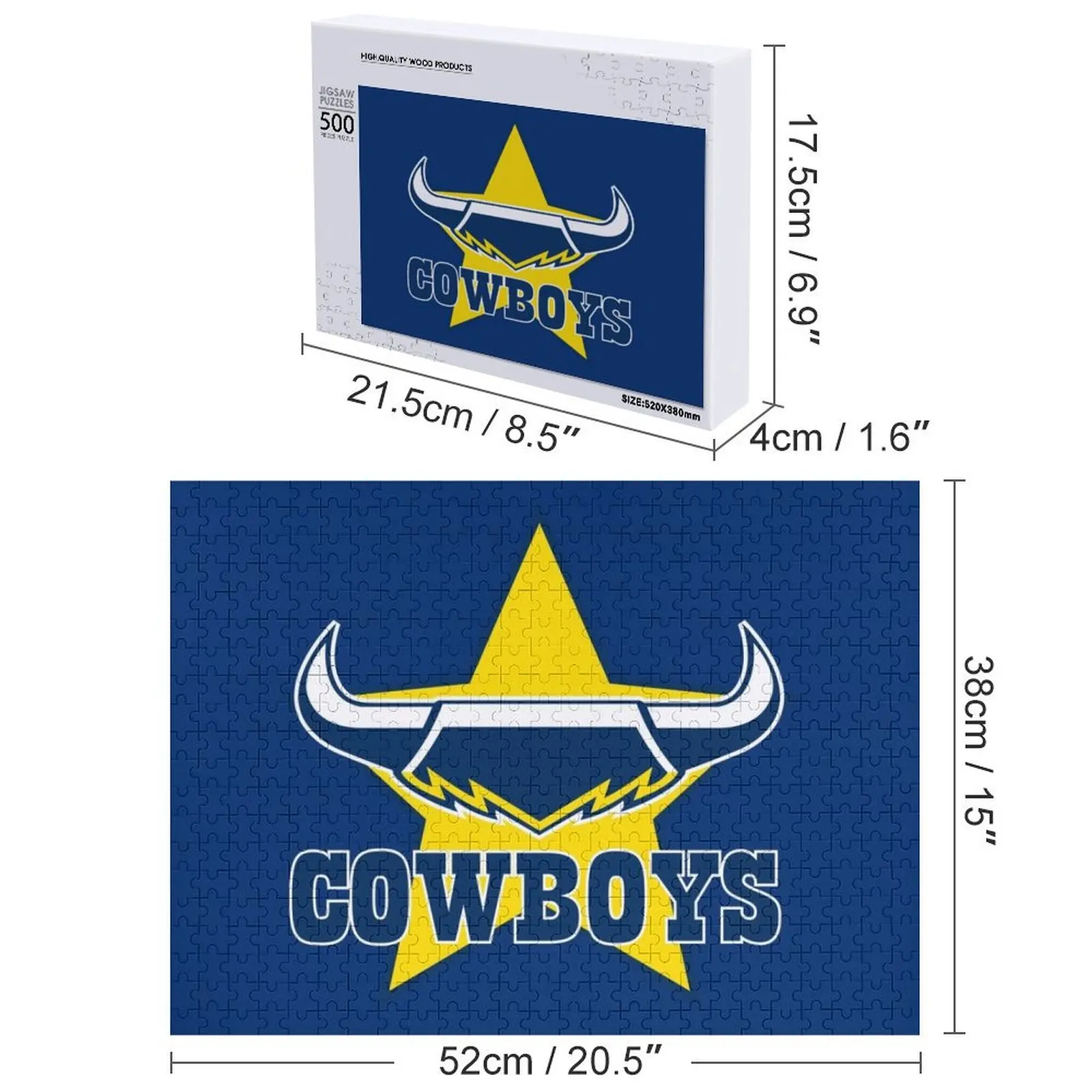 North Queensland Cowboys Jigsaw Puzzle Christmas Gifts Custom Jigsaw With Photo Personalized For Kids Puzzle