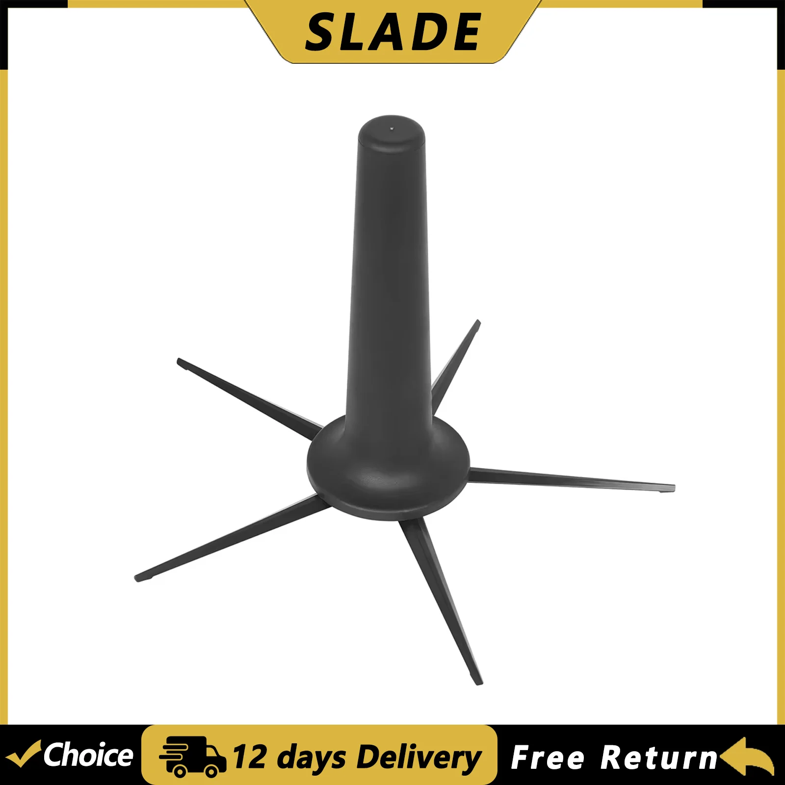 SLADE Soprano Sax Stands Foldable Sax 5 Leg Stands ABS Metal Floor Stand Portable Standing Shelf Woodwind Instrument Accessories