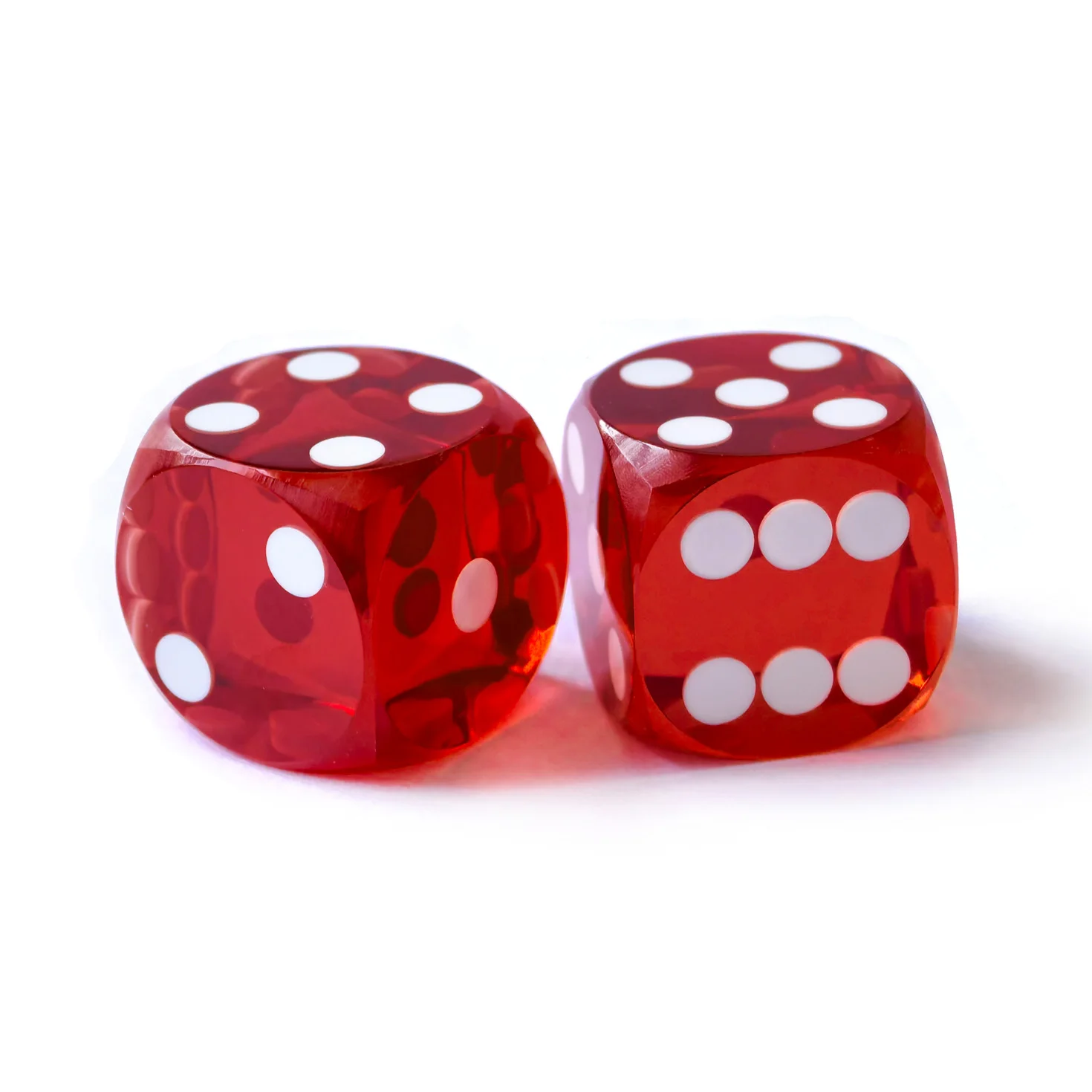 Dadi Professionali di Precisione Bescon per Casinò, Angoli Arrotondati 5/8\" (16mm) con Angoli Smussati, Senza Numero di Serie