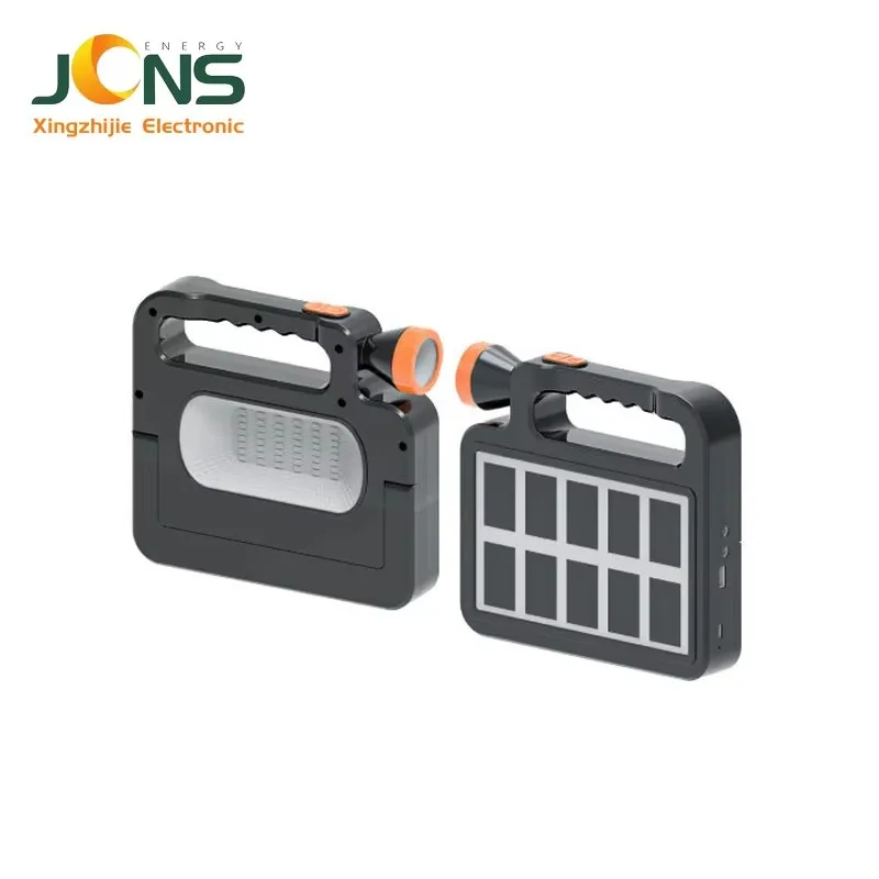 

Портативный солнечный генератор JCNS Shenzhen OEM ODM 3W для экстренной помощи при стихийных бедствиях, солнечная лампа для освещения