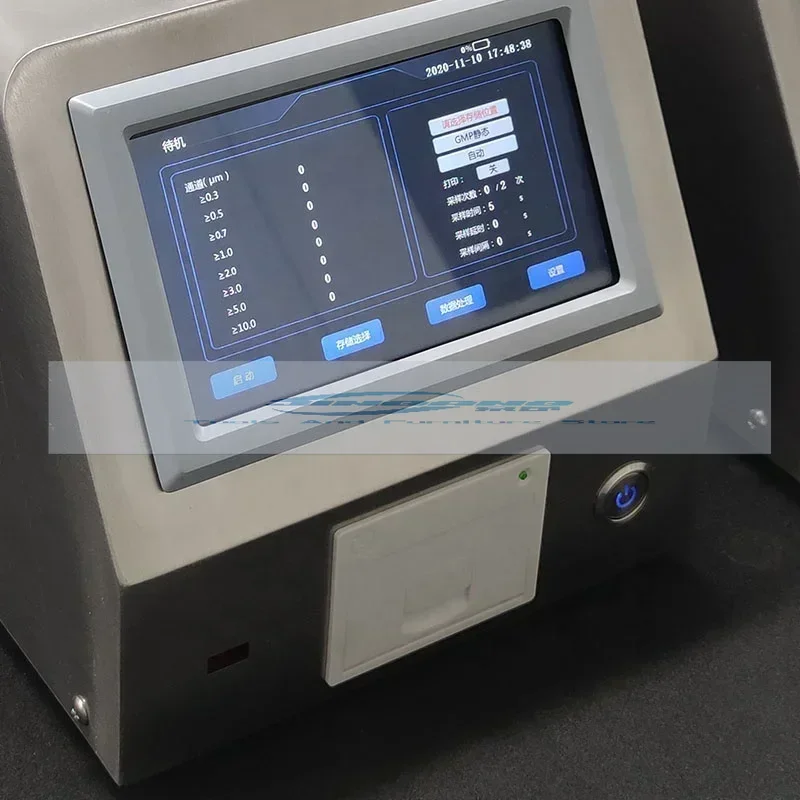 Laser Dust Particle Counter Cleanroom Large Screen Particle Counter for Cleanroom 28.3L/min