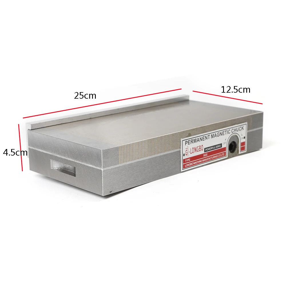 125*250mm Surface Grinder Permanent Magnetic Chuck 