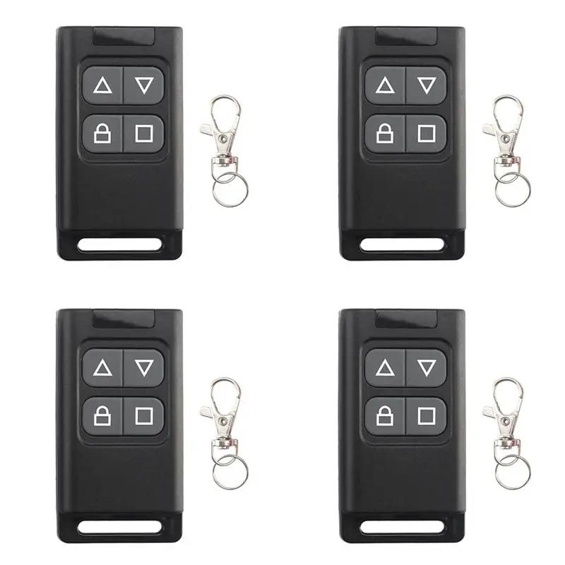 

【ПРИС-ПРЕП!】4X беспроводной RF 433 МГц пульт дистанционного управления с автоматической копировкой, электрический контроллер открывания гаражных ворот, дубликатор, клон-передатчик