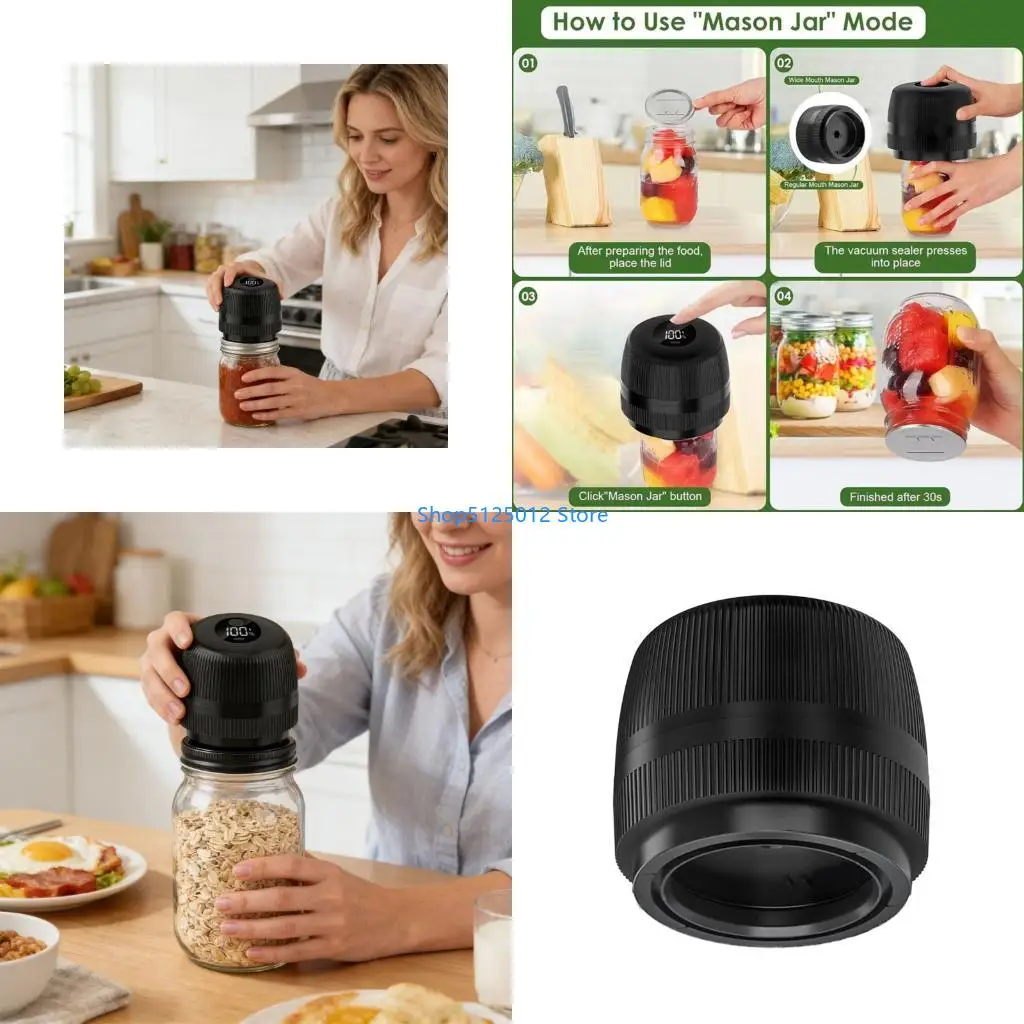 G8TC Kitchen Storage Tool For Preserving In Containers And Bags With Easy Touch Operation