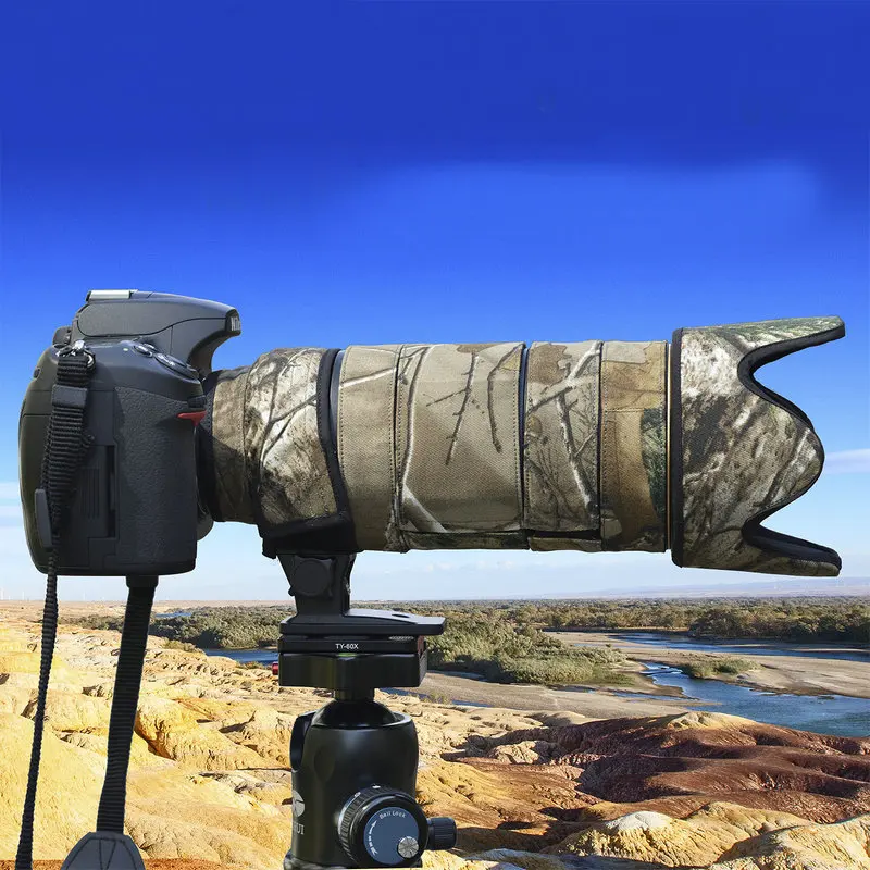 NEW Waterproof Lens Camouflage Coat Rain Cover For NIKON 70 200 300 400 500MM Lens Protective Case 100901