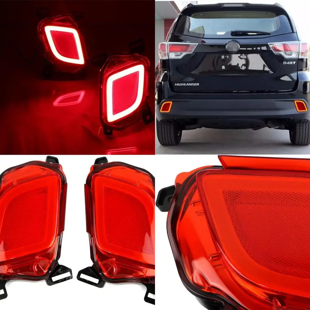 

Toyota Highlander 2014-2019 LED Tail Light with Dynamic Turn Signal & Red Lens
