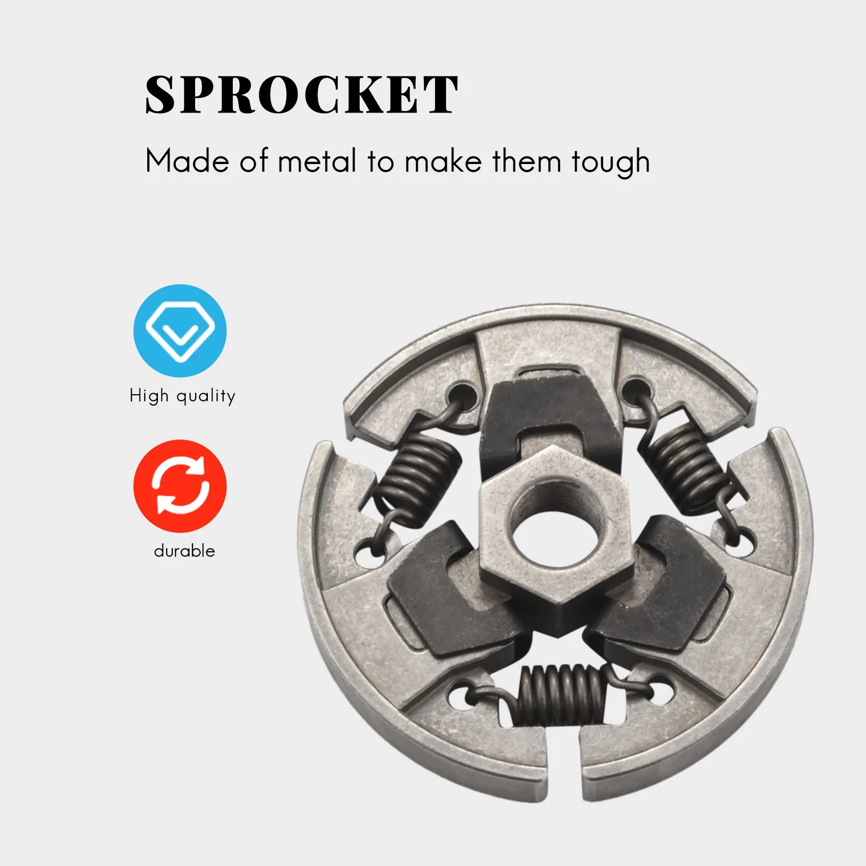2X Sprocket Clutch 3/8 Inch For Stihl 017 018 021 023 025 Ms170 Ms180 Ms250 Chainsaw With Washer E-Clip Kit Replace-AT30 - view 2