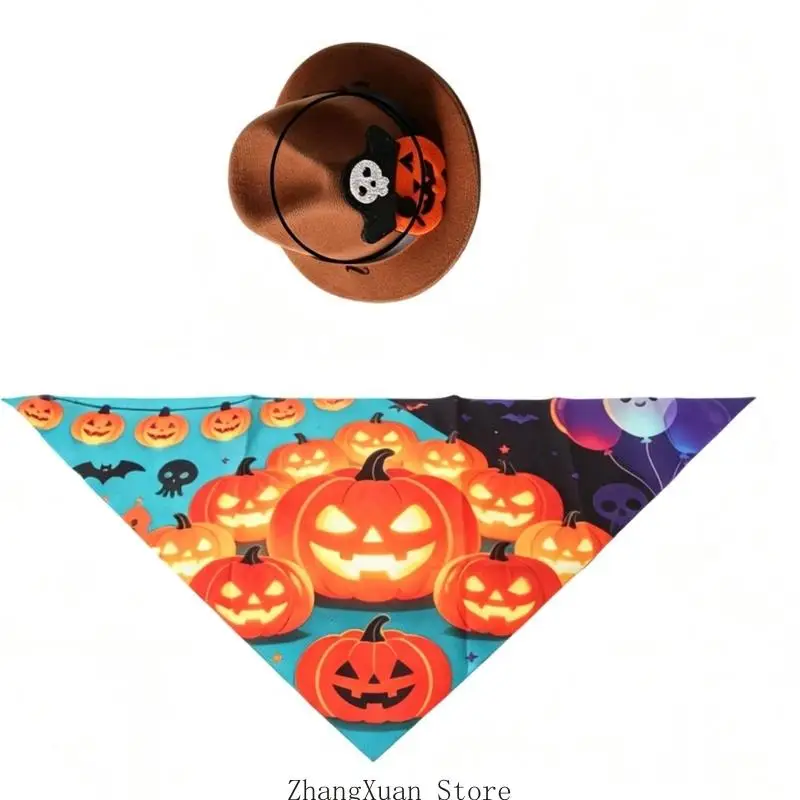 Halloween-Veranda-Statue-Kostüm-Set für Standard-23-Zoll-Vogelpräsentation, Polyester-Outfit für Eingangsbereich und – Detail 7