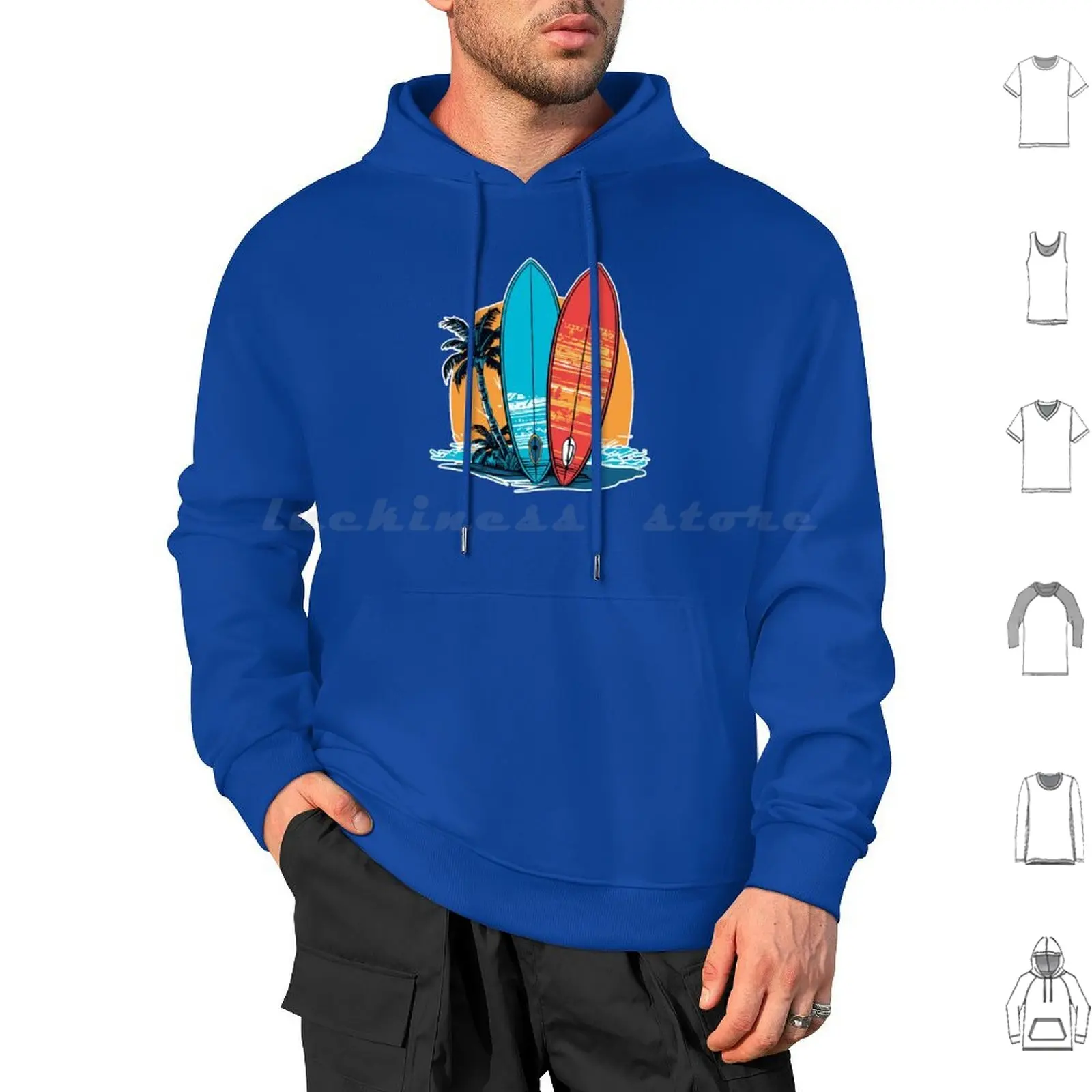 Surf's Up Hoodie cotton Long Sleeve Beach Surfing Summer Vacation Funny Surf Culture