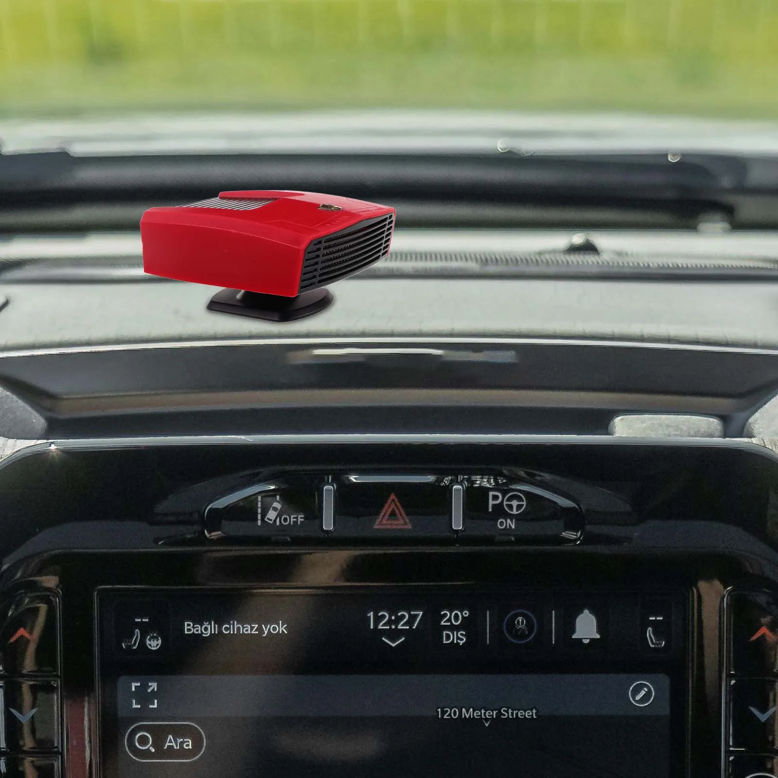 

【】Car Heater Defroster Fast Heating Portable Windshield Defogger Efficient Warmer Quick Melt Snow Electric Device For Vehicle