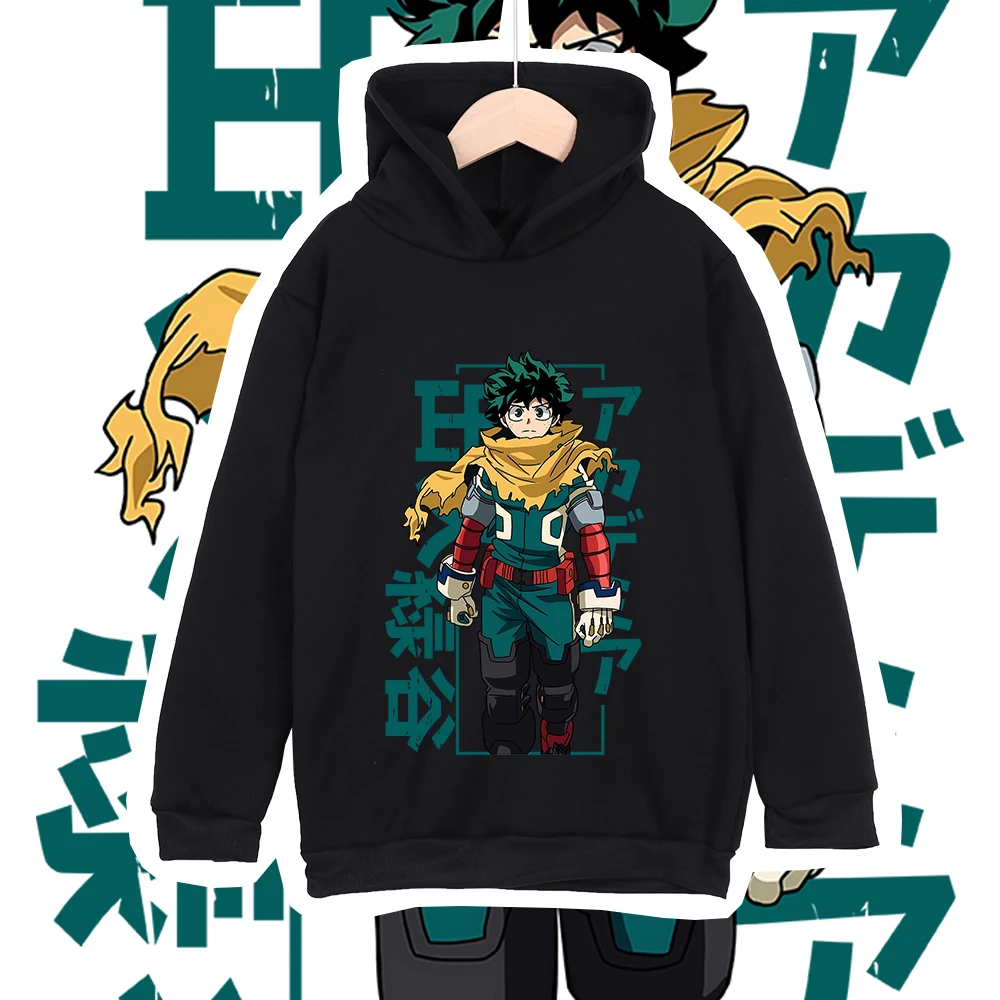 Anime My Hero Academia, Izuku Midoriya, bedruckter Kapuzenpullover, Kinder-Sweatshirt mit Kapuze, Herbstmode, Streetwear, Kinderoberteile. – Detail 8