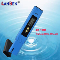 Portable LCD Digital PH Pen Water Quality Tester Pocket-sized ATC Meter for Testing Drinking Water