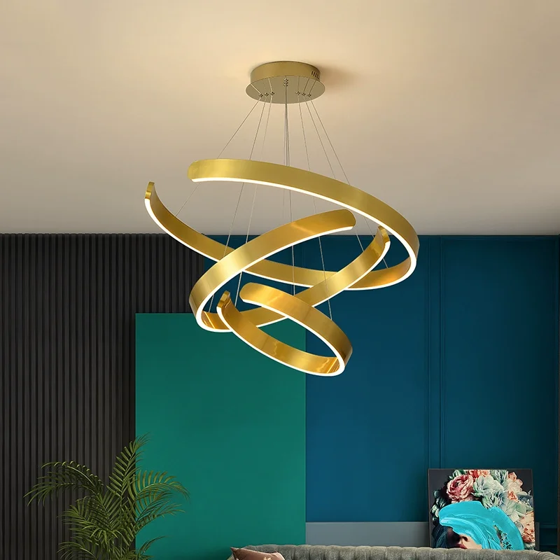Post-modern LED home decoration with chandelier living room dining room bedroom with chandelier interior lighting decoration
