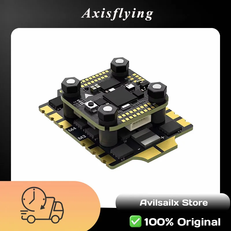 Axisflying Argus Mini 60A H743 FPV Stack, FC & ESC 32-bit 6S BLHeli32 DShot1200 High Performance Racing Drone DIY Parts