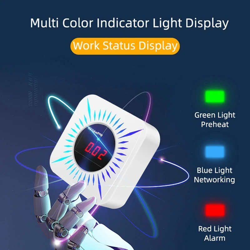 투야 스마트 와이파이 지그비 가스 일산화탄소 감지기, 다기능 알람, 80DB 알람, 앱 무선 제어