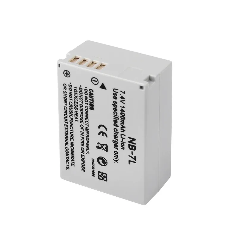 NB-7L NB7L NB 7L Battery 7.4V 1400mAh for Canon Powershot G10 G11 G12 SX30IS Replacement Camera Batteria
