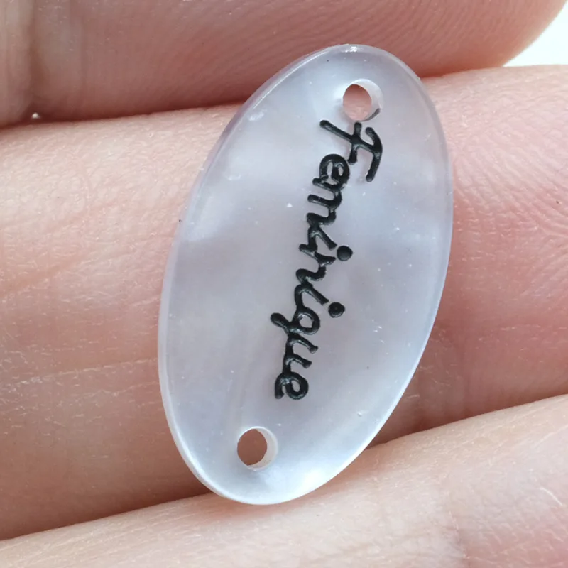 Large Hole Two-Hole Oval Heart Snap Buttons Rainbow Multi-Shape Tag Decorative Buttons for Coats And Shirts