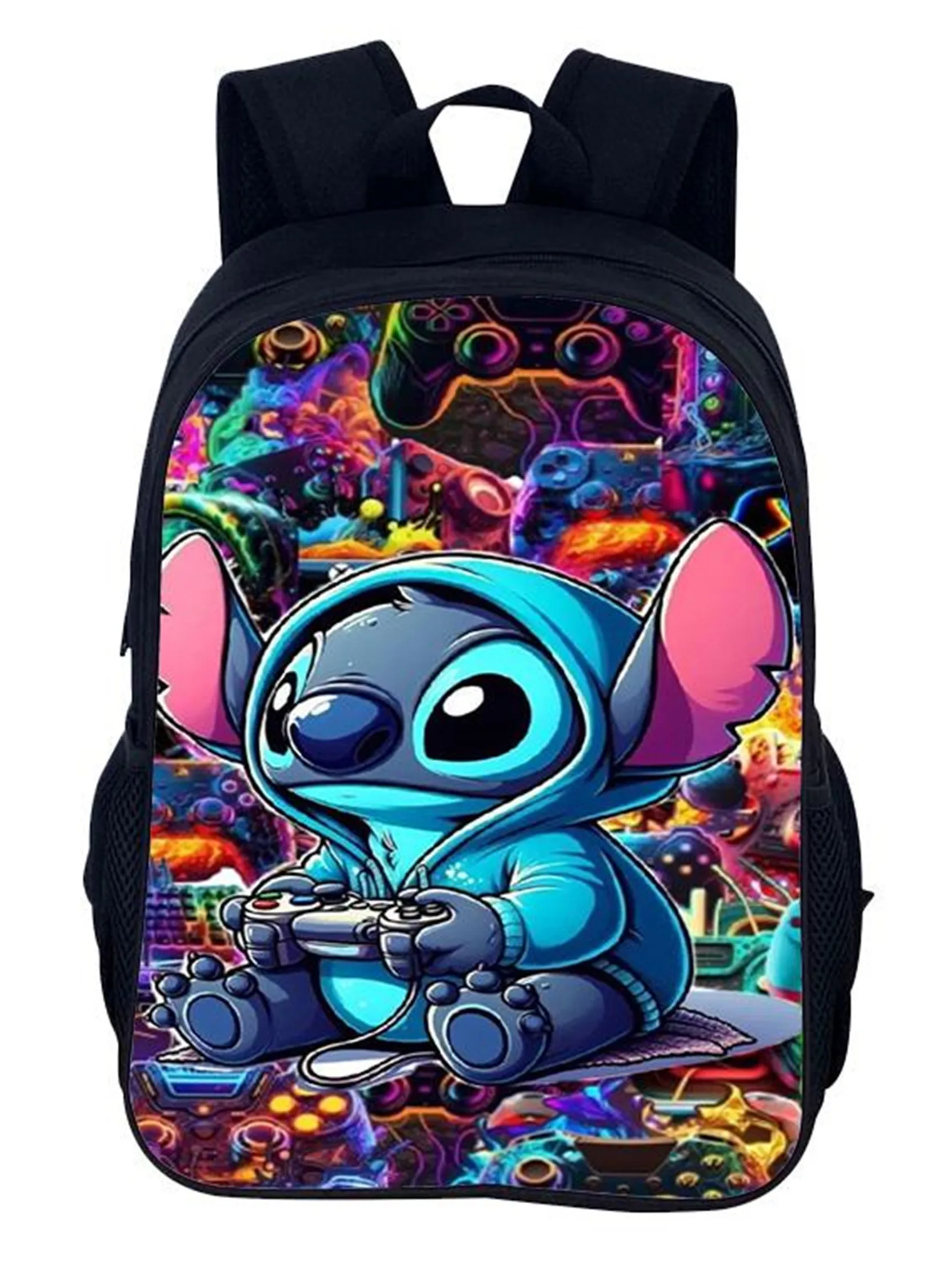 Stitch Unisex Kid Disney Backpack-Back to School Knapsack-Lightweight Waterproof Book Bag for Boys