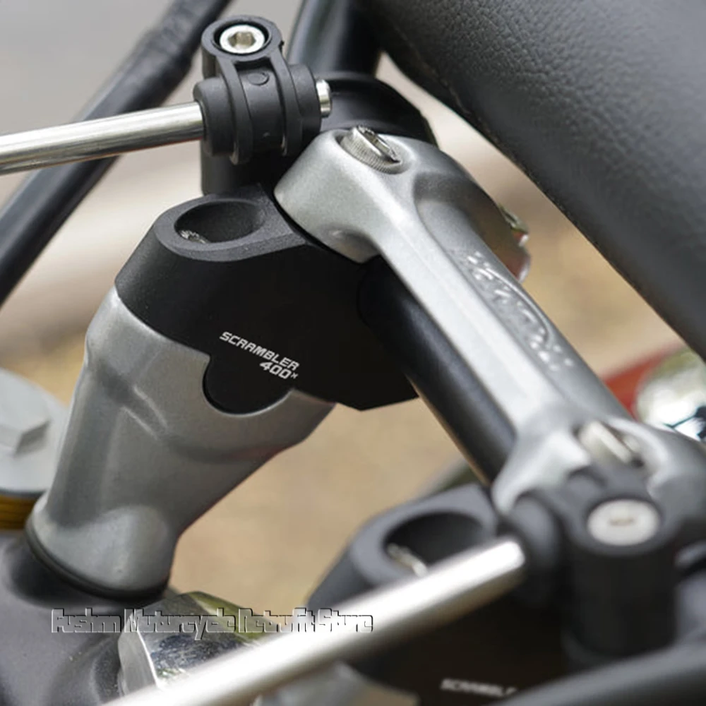 For Triumph Speed 400 Scrambler 400X 2024 Motorcycle Accessories Speed400 Scrambler400X Premium Pull-Back Handlebar Risers