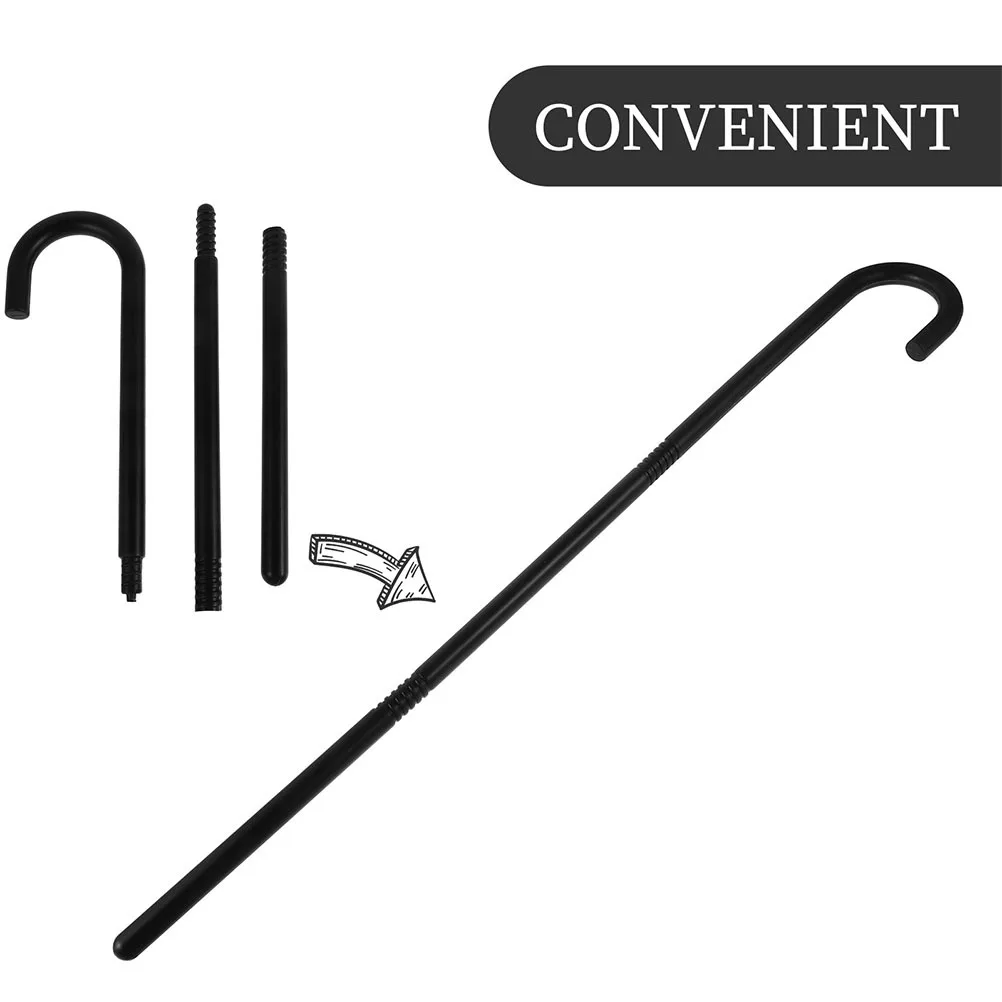 4 個ヴィンテージウォーキングケーンレトロスタイルプラスチックコスチュームアクセサリーハロウィンコスプレドレスパフォーマンス小道具スティック