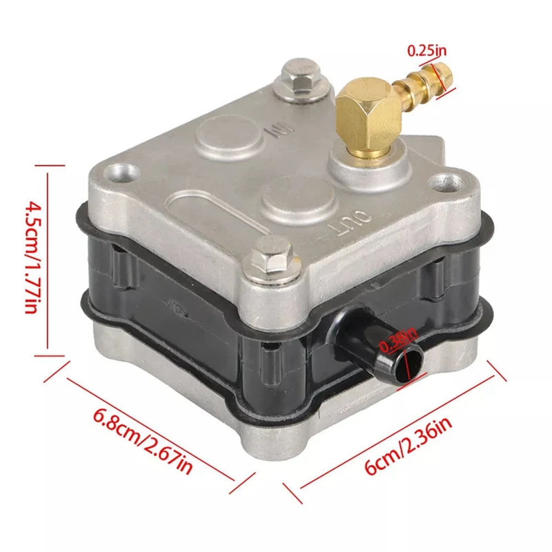Bomba de combustível externa 14360a78 para mercúrio 30-300hp, acessórios marinhos para barco de 2 tempos