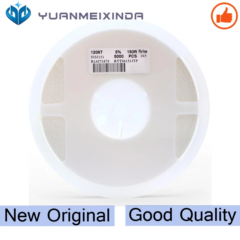 100 قطعة SMD المقاوم 1206 0R 1R 2R 2.2R 2.4R 2.7R 3R 3.3R 3.6R 3.9R 4.3R 4.7R 5.1R 5.6R 6.8R في المخزون