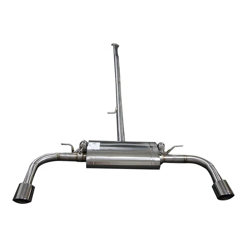 Stainless Steel 304 Polished Catback Exhaust Pipe For Lynk & Co 03 Pneumatic Muffler