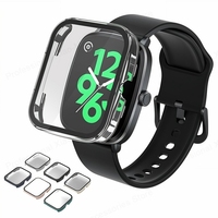 PC Tempered Glass Case For Haylou Watch RS5 LS19 Hard Edge Shell Full Cover Screen Protector For Haylou Watch RS5 LS19 Bumper