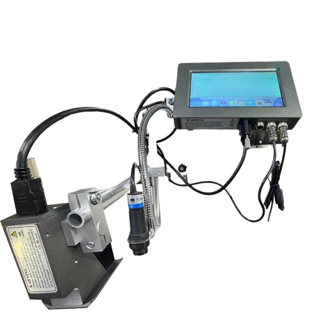 Online Ink Jet Tin Can Plastic Bottle Expiry Date Printing Machine 25.4mm Inkjet Maturity Date Bottle Printer