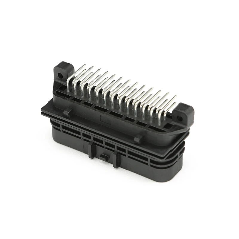 

6473711-1 AMP series automotive connector 26pin 7-card slot bent pin seat computer board end connector